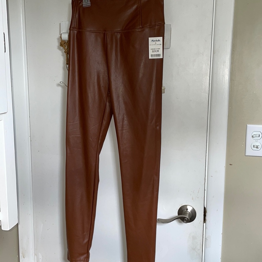 Bagatelle collection brown leather pants from Marshall’s , very soft inside